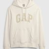 Textured Arch Logo Hoodie