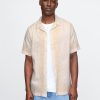 Textured Linen-Cotton Resort Shirt
