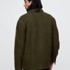 Textured Utility Shirt Jacket