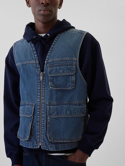 Utility Denim Vest Utility Denim Vest
