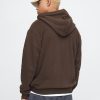 Vintage Soft Waffle-Lined Zip Hoodie