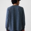 Waffle-Knit Raglan T-Shirt