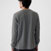 Waffle-Knit Raglan T-Shirt