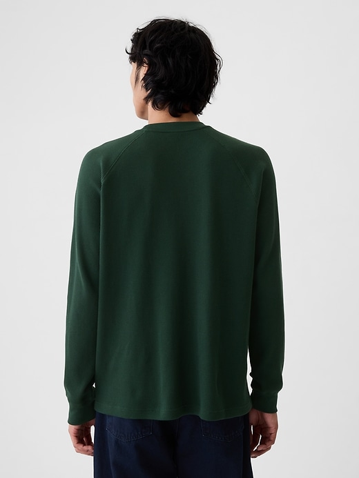 Waffle-Knit Raglan T-Shirt Waffle-Knit Raglan T-Shirt