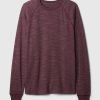 Waffle-Knit Raglan T-Shirt