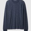 Waffle-Knit Raglan T-Shirt