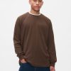 Waffle-Knit Raglan T-Shirt