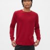 Waffle-Knit Raglan T-Shirt