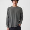 Waffle-Knit Raglan T-Shirt