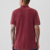 Washed Pique Polo Shirt