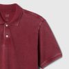 Washed Pique Polo Shirt