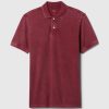 Washed Pique Polo Shirt