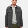Wool-Blend Utility Shirt Jacket Wool-Blend Utility Shirt Jacket