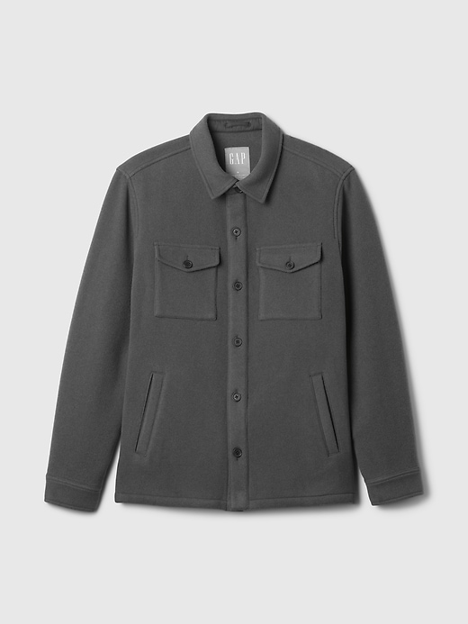 Wool-Blend Utility Shirt Jacket Wool-Blend Utility Shirt Jacket