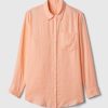 100% Linen Boyfriend Shirt