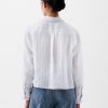 100% Linen Cropped Shirt
