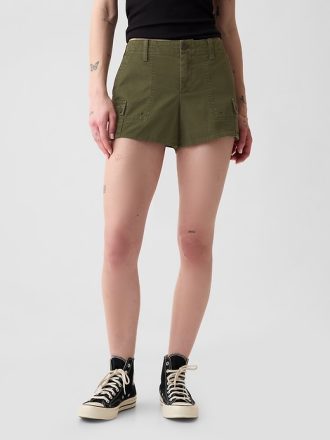 3″ Low Rise Y2K Cargo Shorts