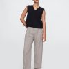 365 High Rise Brushed Twill Pleated Taper Trousers 365 High Rise Brushed Twill Pleated Taper Trousers