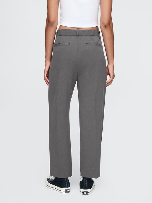 365 High Rise Brushed Twill Pleated Taper Trousers 365 High Rise Brushed Twill Pleated Taper Trousers