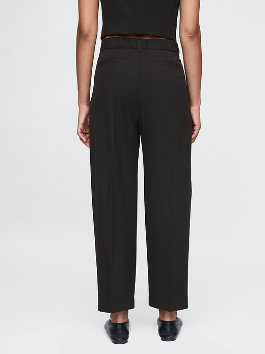 365 High Rise Brushed Twill Pleated Taper Trousers 365 High Rise Brushed Twill Pleated Taper Trousers