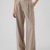 365 High Rise Brushed Twill Pleated Trousers