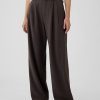365 High Rise Brushed Twill Pleated Trousers