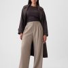 365 High Rise Brushed Twill Pleated Trousers