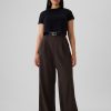 365 High Rise Brushed Twill Pleated Trousers