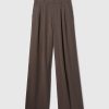 365 High Rise Brushed Twill Pleated Trousers
