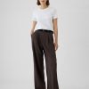 365 High Rise Brushed Twill Pleated Trousers