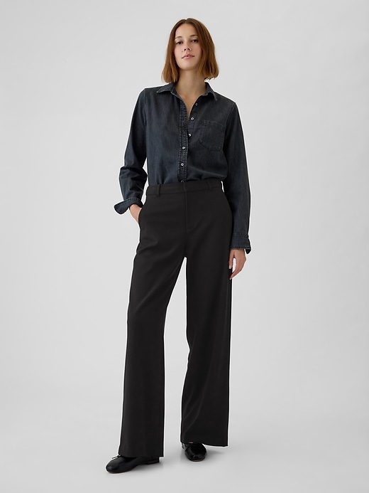 365 High Rise Brushed Twill Trousers 365 High Rise Brushed Twill Trousers
