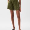 365 High Rise Linen-Blend Shorts