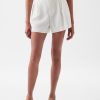365 High Rise Linen-Blend Shorts 365 High Rise Linen-Blend Shorts