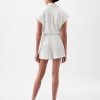 365 High Rise Linen-Blend Shorts 365 High Rise Linen-Blend Shorts