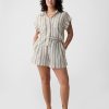 365 High Rise Linen-Blend Shorts 365 High Rise Linen-Blend Shorts