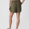 365 High Rise Linen-Blend Shorts