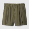 365 High Rise Linen-Blend Shorts