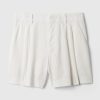 365 High Rise Linen-Blend Shorts 365 High Rise Linen-Blend Shorts