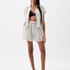 365 High Rise Linen-Blend Shorts 365 High Rise Linen-Blend Shorts