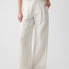 365 High Rise Linen-Cotton Trousers
