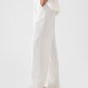 365 High Rise Linen-Cotton Trousers