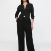 365 Mid Rise Satin-Trim Trousers