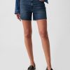 4″ High Rise Girlfriend Denim Shorts