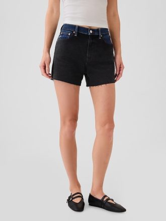4″ High Rise Girlfriend Denim Shorts