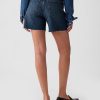 4″ High Rise Girlfriend Denim Shorts