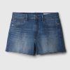 4″ High Rise Girlfriend Denim Shorts