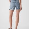 5″ Mid Rise Denim Girlfriend Shorts