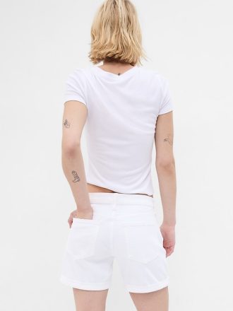 5″ Mid Rise Girlfriend Shorts