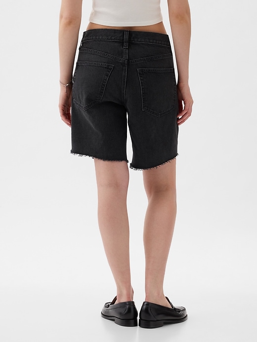 8″ Mid Rise ’90s Loose Denim Bermuda Shorts 8″ Mid Rise ’90s Loose Denim Bermuda Shorts