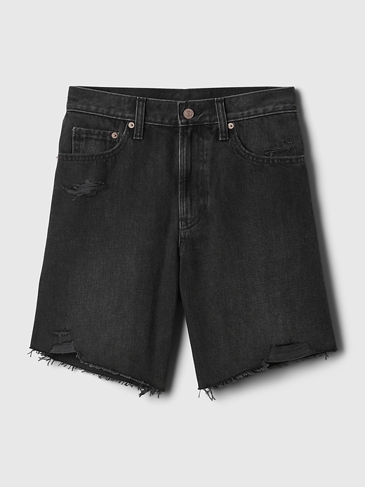 8″ Mid Rise ’90s Loose Denim Bermuda Shorts 8″ Mid Rise ’90s Loose Denim Bermuda Shorts